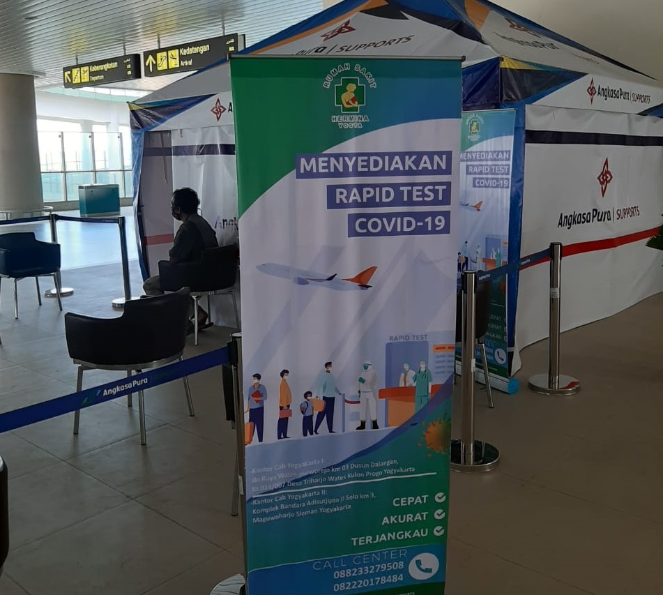 Layanan Rapid Test di Bandara ©Bandara Internasional Yogyakarta